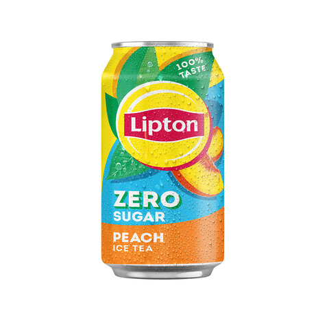 Lipton Peach Zero Sugar Ice Tea Can 315 Ml