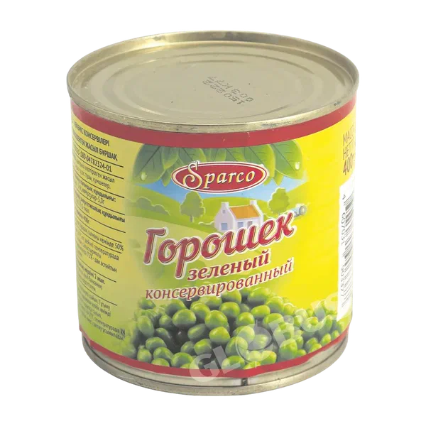 Sparco конс. жашыл нокоту  400г ж/б