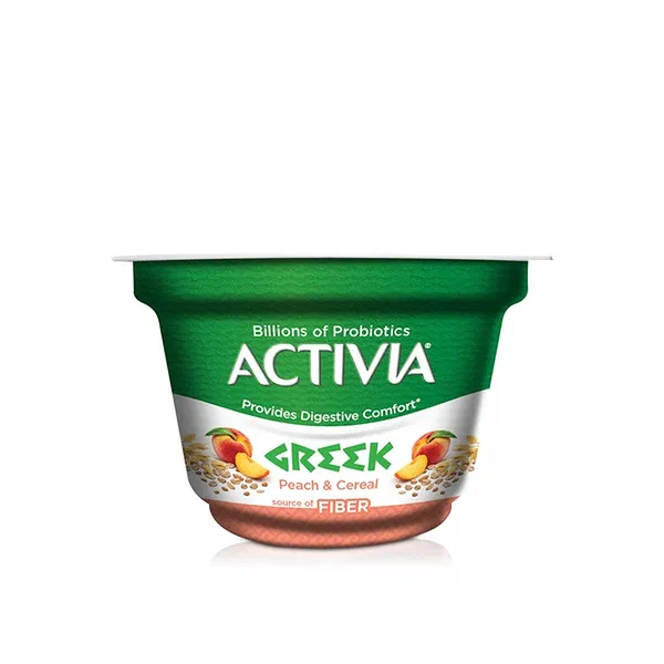 ACTIVIA PEACH&CEREAL YGHRT150G - PEACH AND CEREAL SPOONABLE YOGURT