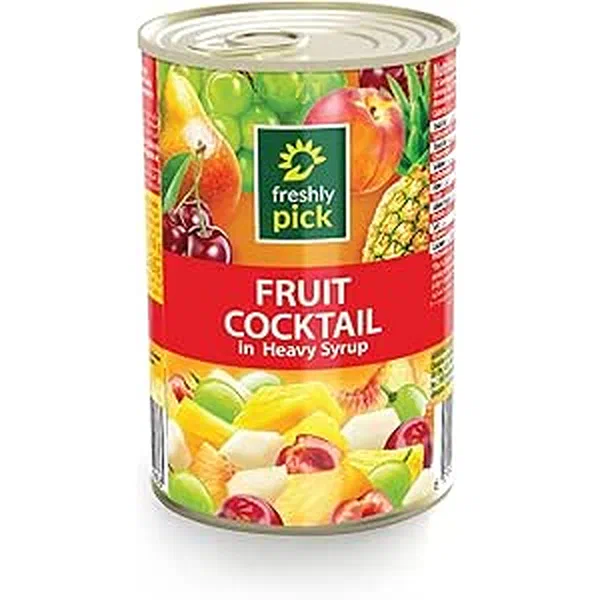 FRESHLY TROPICAL FRUIT COCKTAIL IN HEAVY SYRUP 425G CAN
