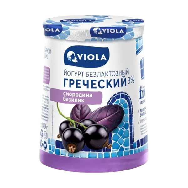 Viola Греческий кара карагат/райхан 3% йогурту 140г