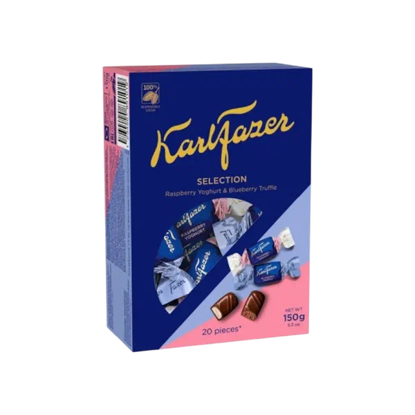 Конфеты шок Karl Fazer Selection ассорти 150г