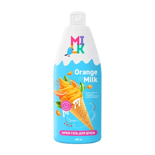 Milk молоко/апельсин душ крем-гели 800мл