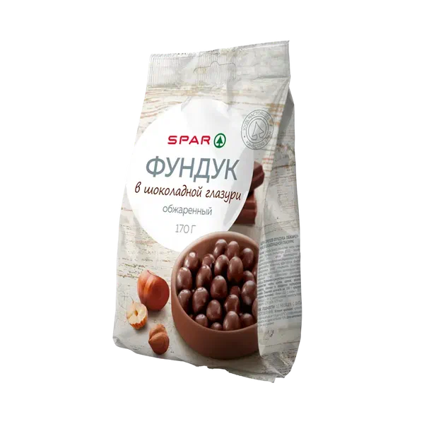 SPAR шок. фундук дражеси 170г м/уп