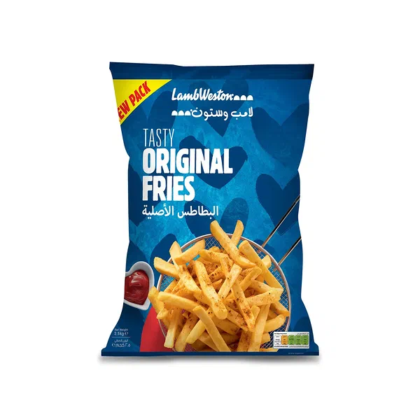 LAMB WESTON REGULAR CUT FRENCH FRIES JUMBO VALUE PACK 2.5KG