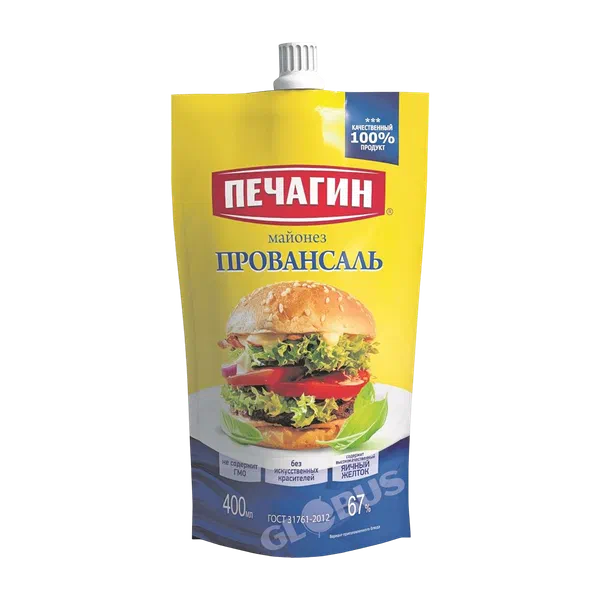 Майонез Печагин провансаль 67% 400мл д/п