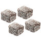 Chocolate Lamingtons Large 4 x 80g