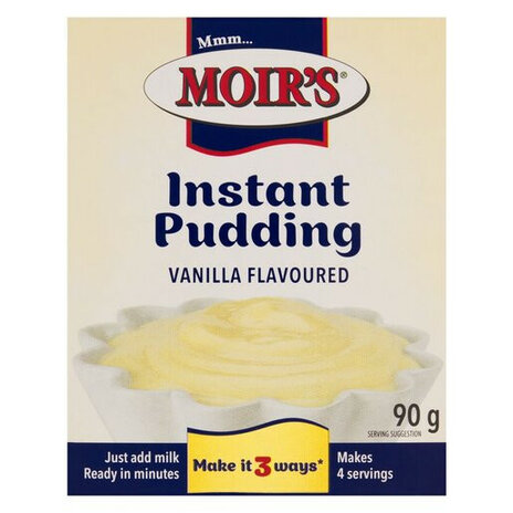Moirs Vanilla Instant Pudding 90g