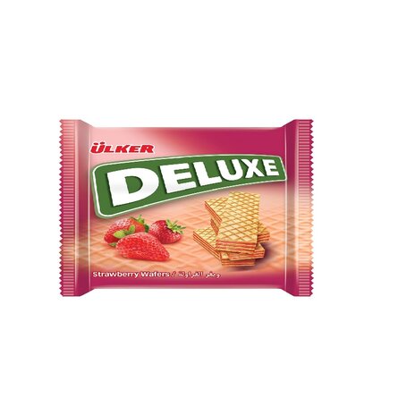 Ulker Deluxe Strwberry Wafers 40 Gm