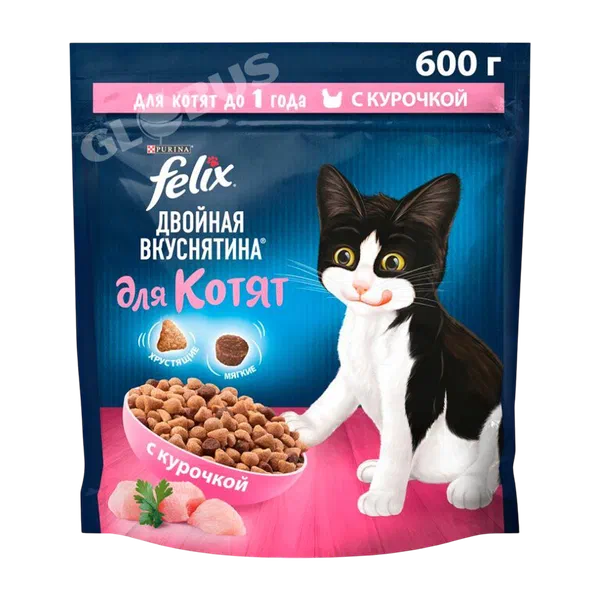 Корм д/котят Felix вкуснятина котят курица 600г