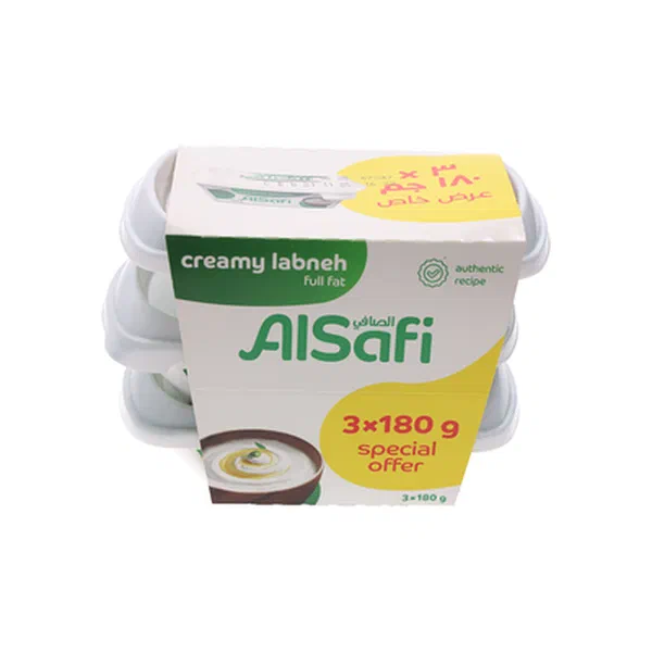AL SAFI LABNEH 3X180GM - LABNEH MULTIPACK