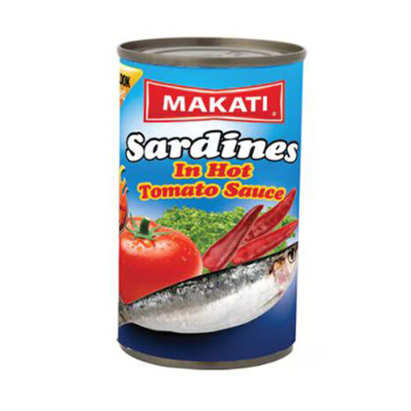 Makati Sardine In Hot Tomato Sauce 155 Gm
