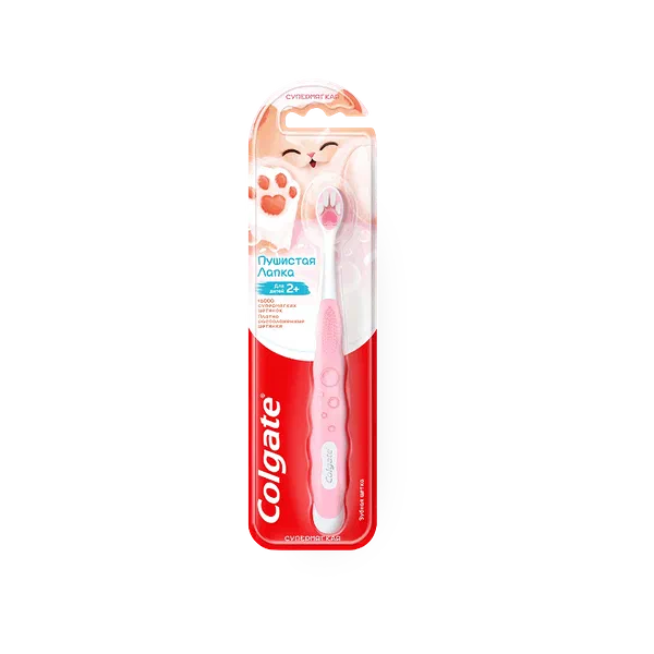 Colgate лапка детск 2+ тиш щеткасы 1д
