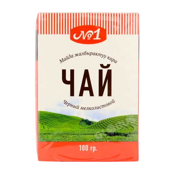 Чай №1 черн. мелколист. 100г PL1
