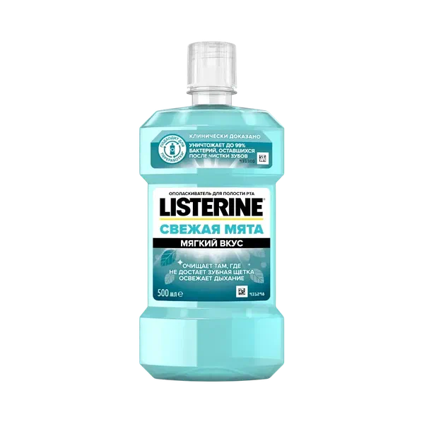 Ополас д/рта Listerine свежая/мягкая мята 500мл