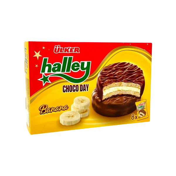 Halley Chocoday банан печеньеси 224г