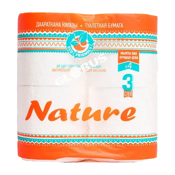 Бумага туал Nature 3сл 4рул