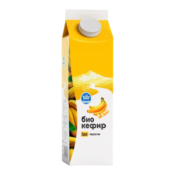 Биокефир Белая Река банан 2.5% 900г PP
