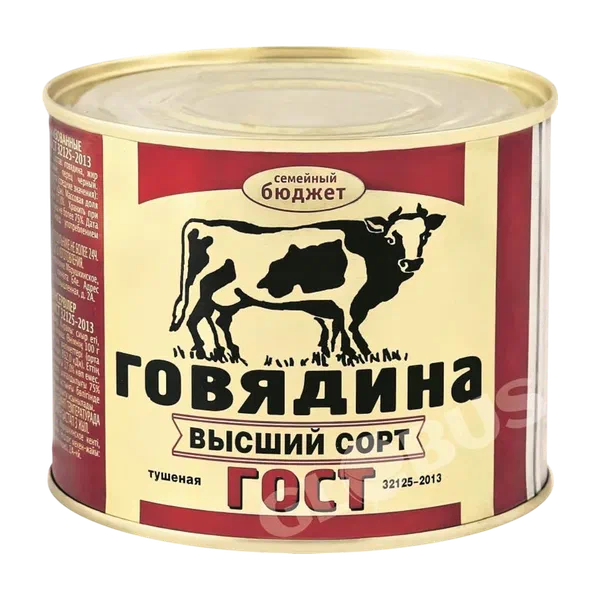 Семейный бюджет быктыр. кыз.лента  ж/с уй эти конс. 500г ж/б