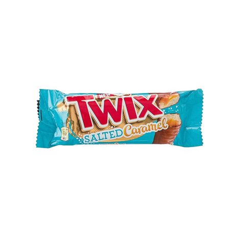 Twix Twin Chocolate Bar Salted Caramel 50Gm
