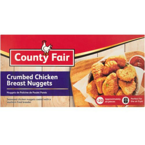 County Fair Frozen Crumbed Chicken Breast Nuggets 400g