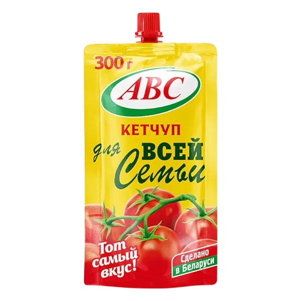 Кетчуп ABC для всей семьи 300г д/п