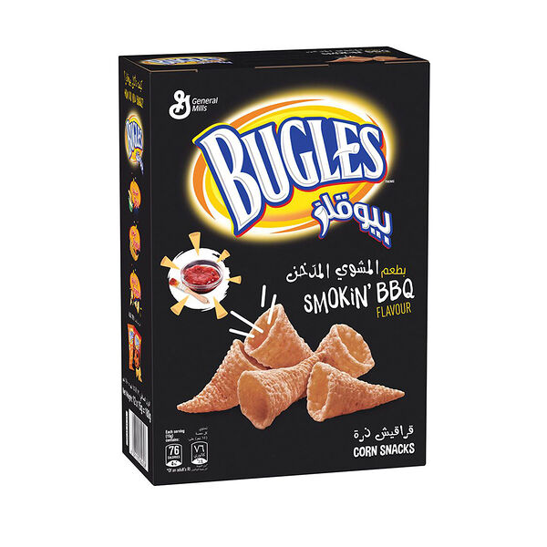 Bugles Smokin' Bbq Corn Snack 15Gm  X12