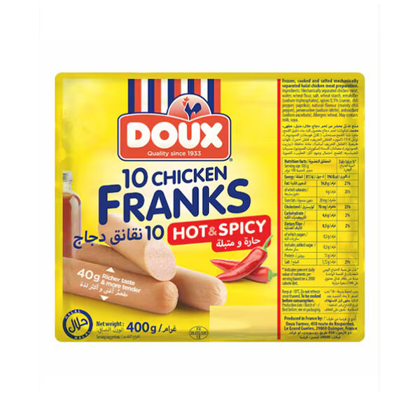 Doux Hot & Spicy Franks