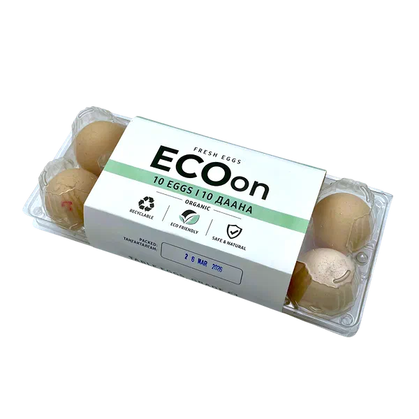 Яйцо куриное ECOon 10шт С1