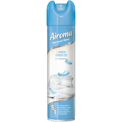 Airoma Air Freshener Linen Breeze 210ml