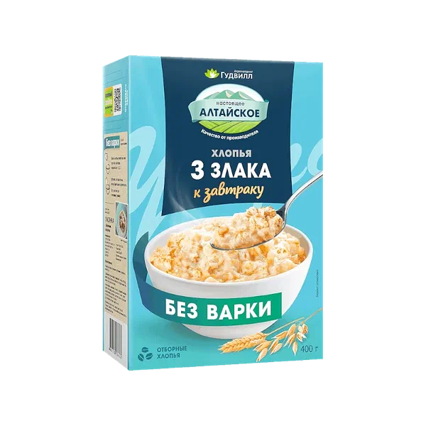 Гудвилл 3 дан кайнатууну талап кылбаган үлпүлдөгү  400г 