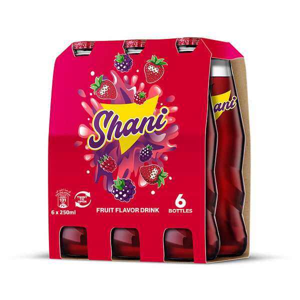 Shani Fruit Drink Bottle 250Ml X6