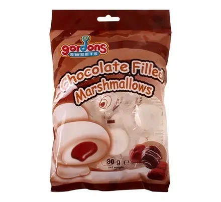 Gordons Sweets Chocolate Filled Mallows 80g