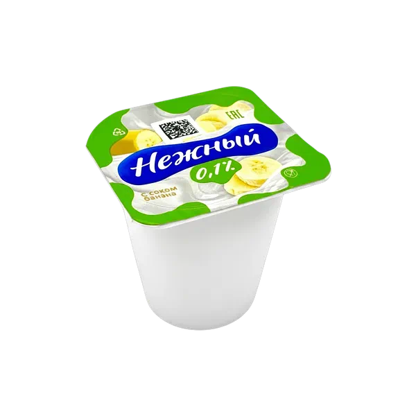 Campina Нежный банан йогурту  0,1% 95г
