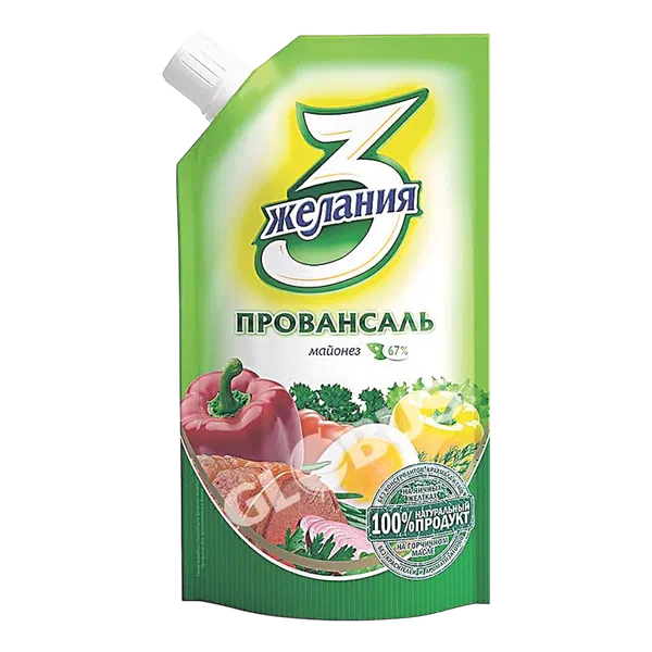 3 желания Провансаль майонези 67% 190г 