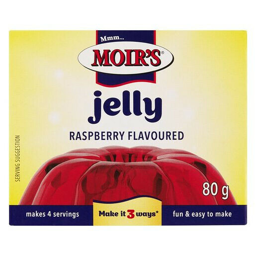 Moirs Raspberry Jelly 80g