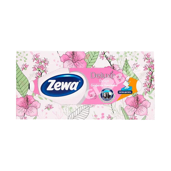 Салфетки Zewa Deluxe 3сл 90 шт