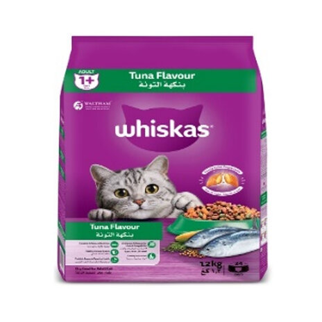Whiskas Tuna Flavour Adult Catfood1.2Kg