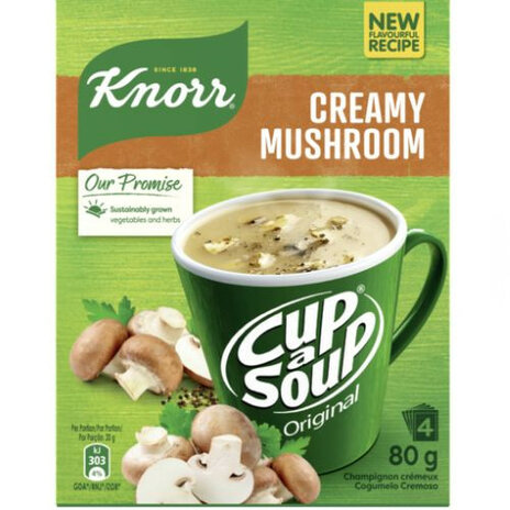 Knorr Creamy Mushroom Cup a Soup 80g