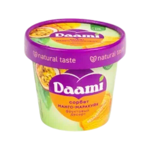 Мороженое DAAMI Сорбет манго маракуйя 100г стак
