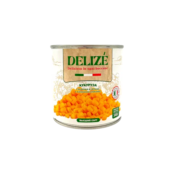 Delize жүгөрүсү конс. 340г ж/б