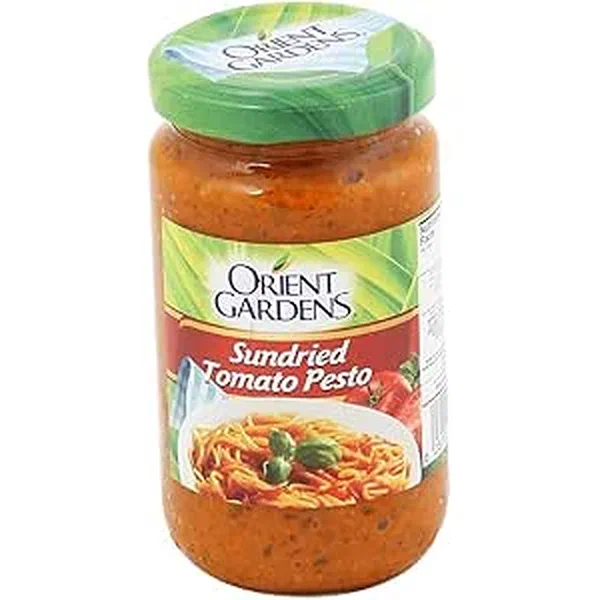 ORIENT GARDENS SUNDRIED TOMATO PESTO WITH SAVORY HERBS 195G