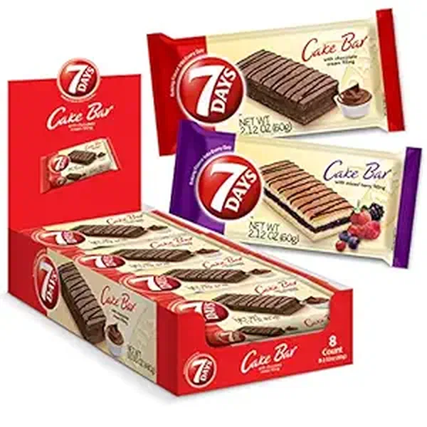 7DAYS CAKE CHOCOLATE TWIN 60G - TWIN CHOCOLATE CREAM CAKE