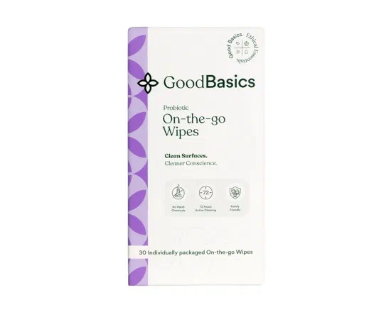 GoodBasics Probiotic On-the-go-Wipes 30s