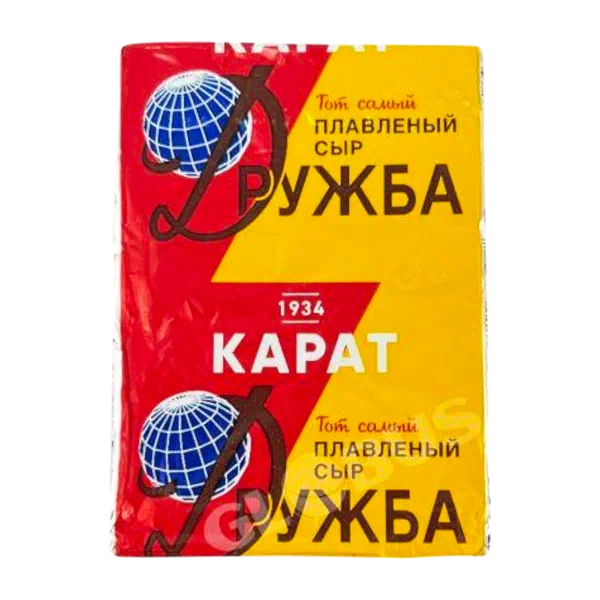 Сыр Карат Дружба плав 45% 90г ф/п