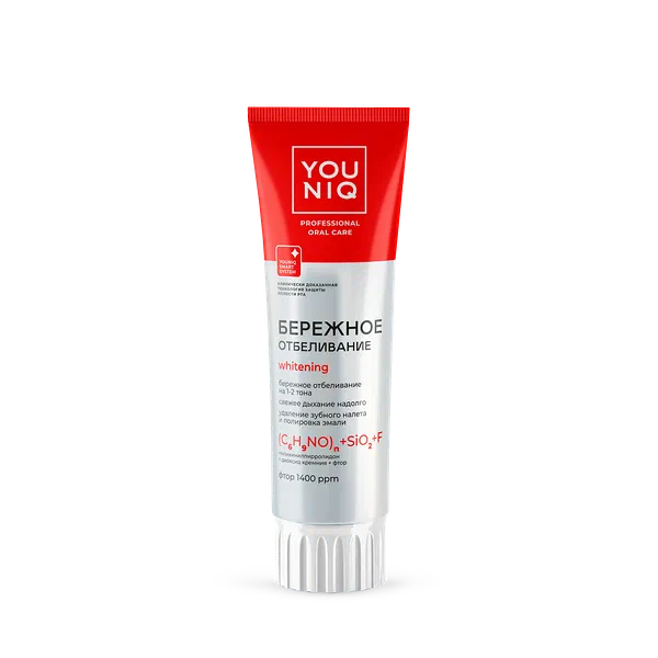 Паста зубн Youniq отбеливающая 100г