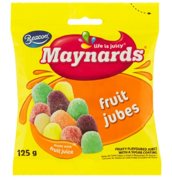 Maynards Fruit Jubes 100g
