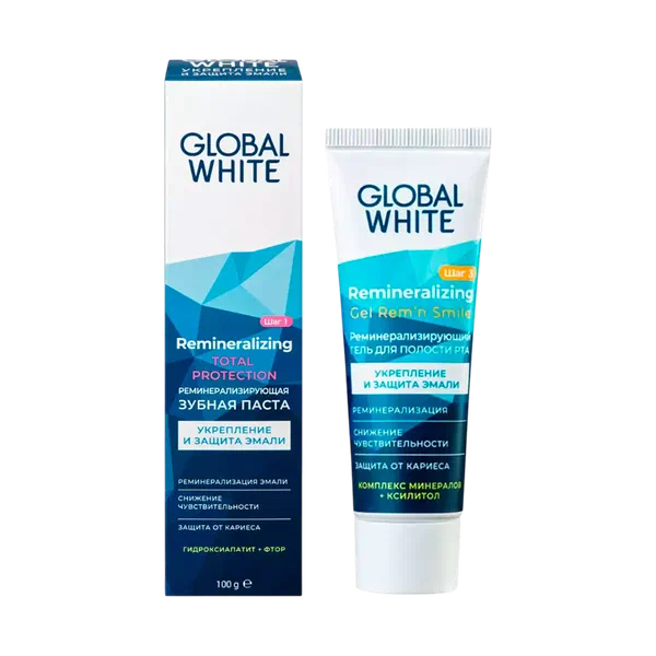 Паста зубн Global White reminiralizing 100г