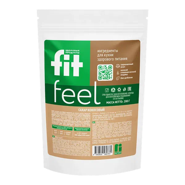 Кокосовый сахар FitFeel 200г д/п