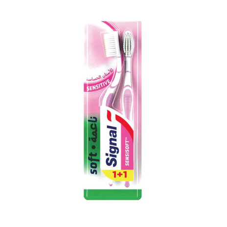 Signal Tooth Brush Sensisoft Sensitive Adults 1+1
